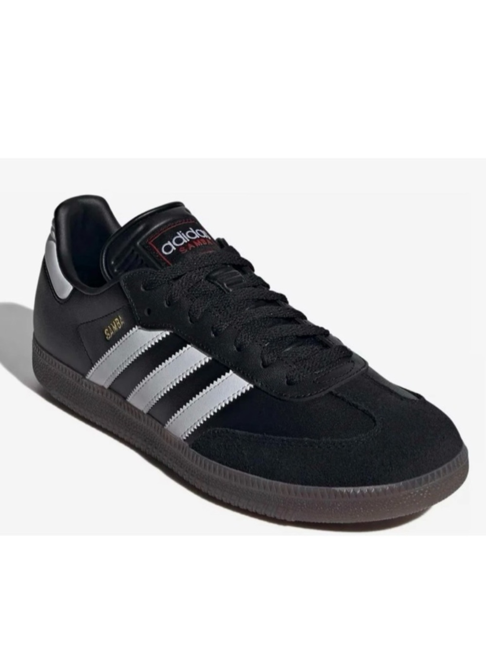 adidas Samba Sneakers in Black & White 9 - Picture 3 of 5